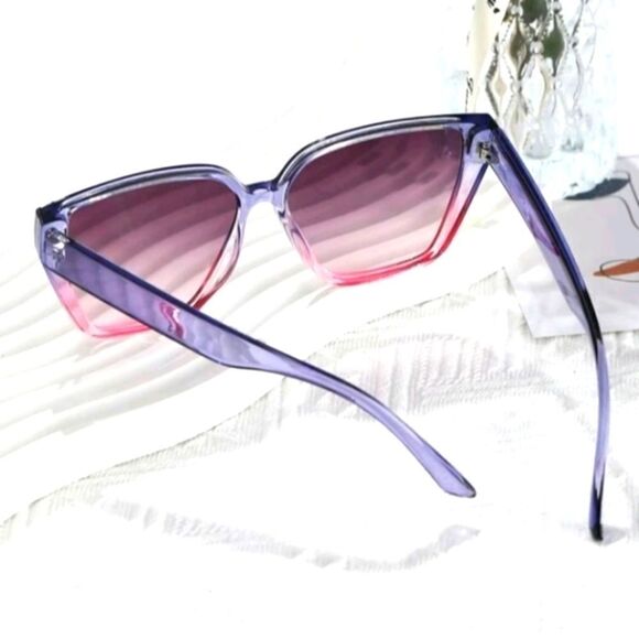BRAND New Oversized Ombre sunglasses - Picture 2 of 4